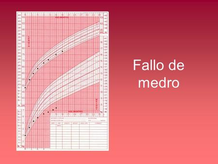Fallo de medro.