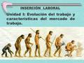 Unidad I: Evolución del trabajo y características del mercado de trabajo. INSERCIÓN LABORAL.