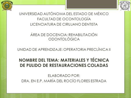 UNIVERSIDAD AUTÓNOMA DEL ESTADO DE MÉXICO