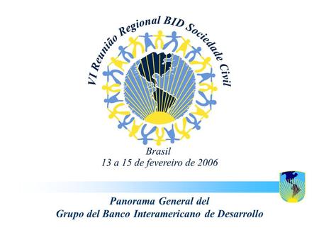 Panorama General del Grupo del Banco Interamericano de Desarrollo.