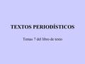 Temas 7 del libro de texto