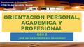 ORIENTACIÓN PERSONAL, ACADEMICA Y PROFESIONAL GES 2 ¿QUÉ HACER DESPUÉS DEL GRADUADO? Departamento de Orientación. CFPA L’Illa dels garroferets. Novelda.