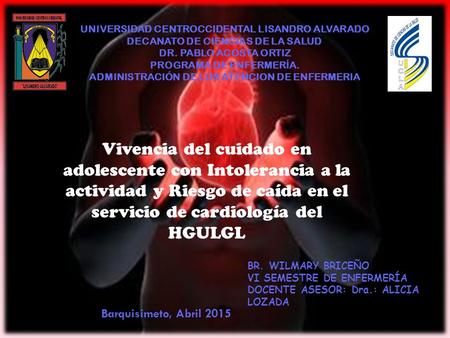 DR. PABLO ACOSTA ORTIZ PROGRAMA DE ENFERMERÍA