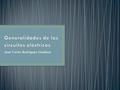 Generalidades de los circuitos eléctricos