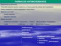 FARMACOS ANTIMICROBIANOS