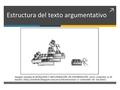 Estructura del texto argumentativo