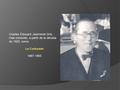 Charles Édouard Jeanneret-Gris, más conocido, a partir de la década de 1920, como: Le Corbusier  1887-1965.