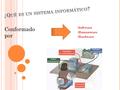  Software  Humanware  Hardware Conformado por.