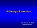 Polimialgia Reumatica