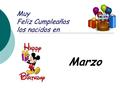 Muy Feliz Cumpleaños los nacidos en
