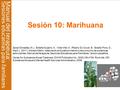 10-1 Sesión 10: Marihuana Zarza González, M.J., Botella Guijarro, A., Vidal Infer, A.,Ribeiro Do Couto, B., Bisetto Pons, D., Martí J. (2011). Modelo Matrix:
