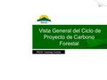 REDD Training Course Vista General del Ciclo de Proyecto de Carbono Forestal.