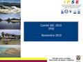 REPUBLICA DE COLOMBIA MINISTERIO DE MINAS Y ENERGÍA Comité GEL 2010 IPSE Noviembre 2010.