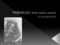 Habacuc: entre Josías y Joacím