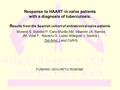 Response to HAART in naïve patients with a diagnosis of tuberculosis. R esults from the Spanish cohort of antiretroviral naïve patients Moreno S, Sobrino.