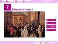 HISTORIA DE ESPAÑA TEMA 7 RECURSOSINTERNETPRESENTACIÓN Santillana INICIO 7 El Regnat d’Isabel II PER COMENÇAR PRESENTACIÓ RECURSOS INTERNET.