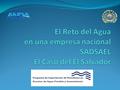 Historia de ANDA (Antecedentes) En 1961 por Decreto Legislativo Nº 341 de fecha 17 de octubre se crea la Administración Nacional de Acueductos y Alcantarillados.