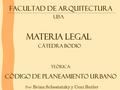 FACULTAD DE ARQUITECTURA