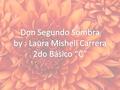 Don Segundo Sombra es una novela rural argentina de Ricardo Güiraldes terminada de escribir en el año de 1926, que a diferencia del poema Martín Fierro
