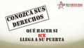 Conozca sus derechos Qué hacer si ICE llega a su puerta.
