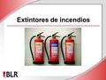 Extintores de incendios