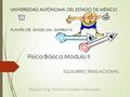 Física Básica Modulo II EQUILIBRIO TRASLACIONAL Elaboro: Ing. Paulina Morales Valenzuela UNIVERSIDAD AUTÓNOMA DEL ESTADO DE MÉXICO PLANTEL DR. ÁNGEL MA.