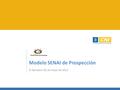 Modelo SENAI de Prospección El Salvador, 02 de mayo de 2012.