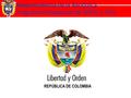 Vicepresidencia de la República Programa Presidencial de DDHH y DIH REPÚBLICA DE COLOMBIA.