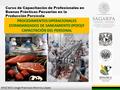 Curso de Capacitación de Profesionales en Buenas Prácticas Pecuarias en la Producción Porcícola PROCEDIMIENTOS OPERACIONALES ESTANDARIZADOS DE SANEAMIENTO.
