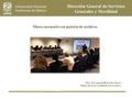 Dirección General de Servicios Generales y Movilidad
