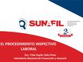EL PROCEDIMIENTO INSPECTIVO LABORAL