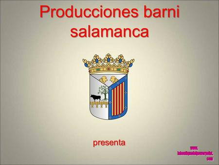Producciones barni salamanca presenta C a s t i l l o s d e e s p a ñ a.