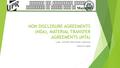 Research And Development Center University Of Puerto Rico At Mayagüez NON DISCLOSURE AGREEMENTS (NDA), MATERIAL TRANSFER AGREEMENTS (MTA) Lcda. Griselle.