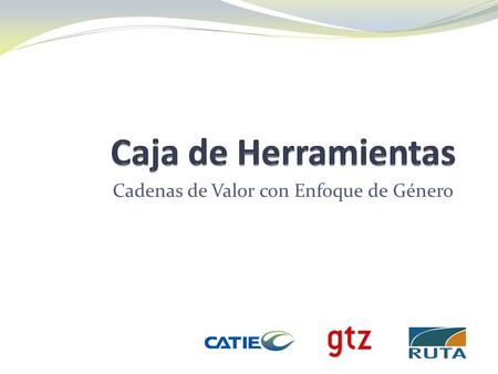 Cadenas de Valor con Enfoque de Género. Antecedentes Agenda de armonización de acciones sobre género y cadenas de valor Julio 2008- “ Reunión de Intercambio.