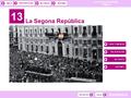 HISTORIA DE ESPAÑA TEMA 13 RECURSOSINTERNETPRESENTACIÓN Santillana INICIO 13 La Segona República PARA COMENZAR PRESENTACIÓN RECURSOS INTERNET.
