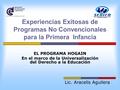 En el marco de la Universalización del Derecho a la Educación