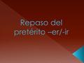  1. Yo_____ la tarea.  2. Tú_____ los chicharrones  3. Ellos_____ el vocabulario.  4. Nosotros_____ de la clase.  5. Ella_____ su carro.