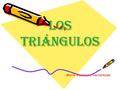 Los triángulos María Macarena Vaccarezza. Las figuras La figura es la parte de un plano formado por un conjunto de puntos que están limitado por una línea.