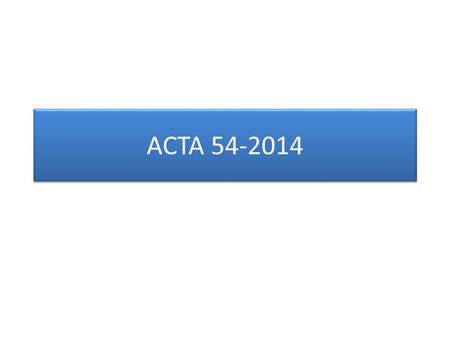 ACTA 54-2014.