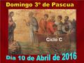 Ciclo C En este domingo se lee la mayor parte del capítulo 21, que es el último del evangelio de san Juan. Según varios comentaristas, este capítulo.