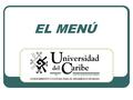 EL MENÚ.