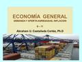 ECONOMÍA GENERAL DEMANDA Y OFERTA AGREGADAS, INFLACION S – 11 Abraham U. Castañeda Cortéz, Ph.D.