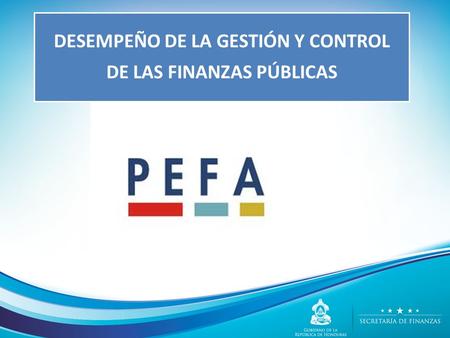 DESEMPEÑO DE LA GESTIÓN Y CONTROL DE LAS FINANZAS PÚBLICAS.