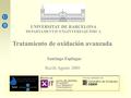 Tratamiento de oxidación avanzada