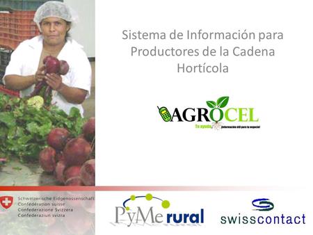 Sistema de Información para Productores de la Cadena Hortícola.