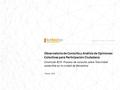 Observatorio de Consulta y Análisis de Opiniones Colectivas para Participación Ciudadana SmartLab BCN: Proceso de consulta sobre Movilidad sostenible en.