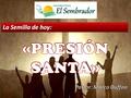 ¿Qué es lo primero que uno debe hacer cuando está pasando por una gran tribulación?