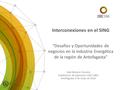 Interconexiones en el SING