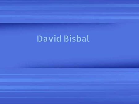David Bisbal. 1. ¿Te gusta escuchar música? Sí/No (no) me gusta escuchar música. 1. ¿Escuchas tu música en la radio o en Pandora (GrooveShark, Spotify,