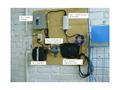 Fig. 1.- Centro de carga. Fig. 2.- Regulador Fig. 3.- Fuente de poder de la Antena. Fig. 4.- Eliminador del Ruteador inalámbrico Fig. 5.- Ruteador inalámbrico.